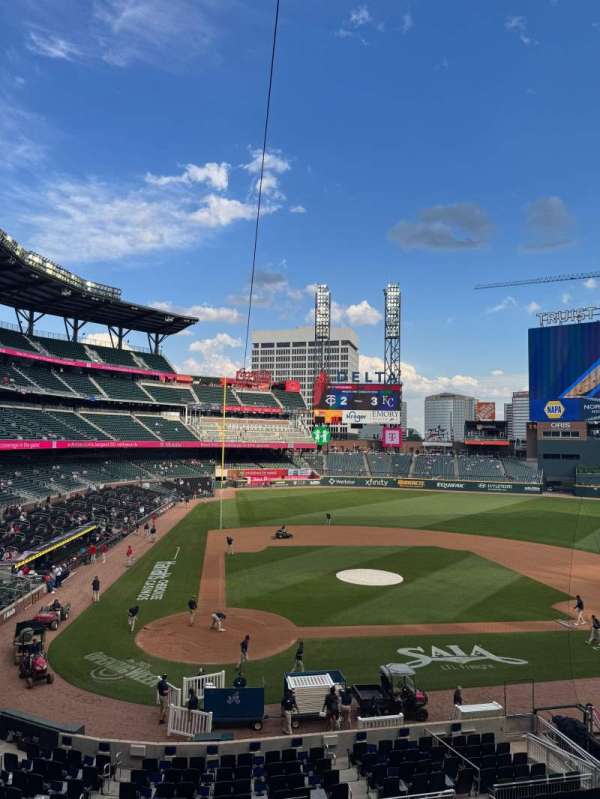 Truist Park, section: 223, row: 1, seat: 1