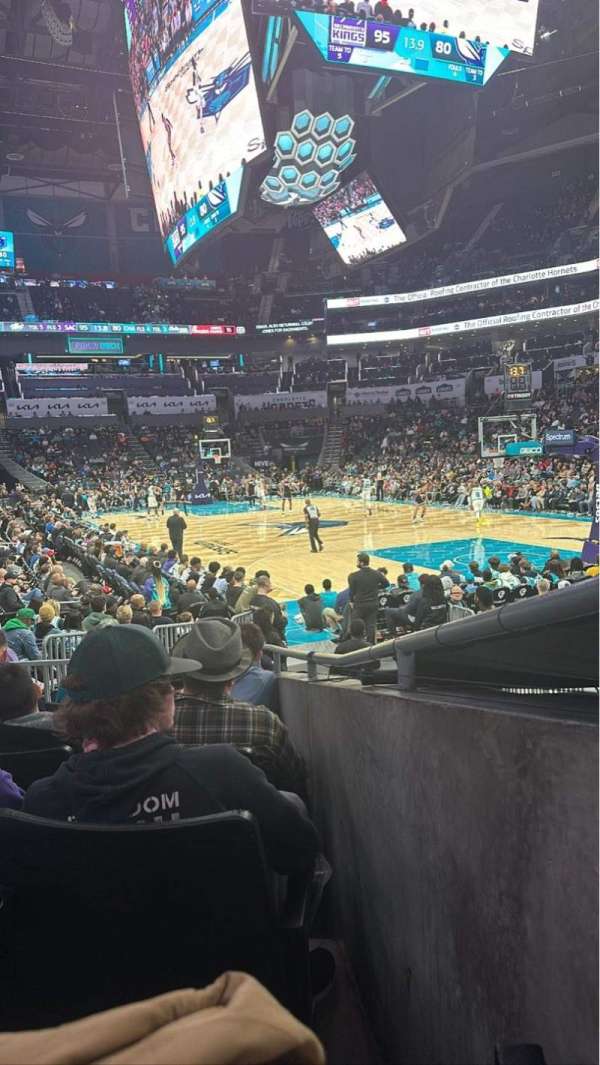 Spectrum Center, section: 102, row: K, seat: 1