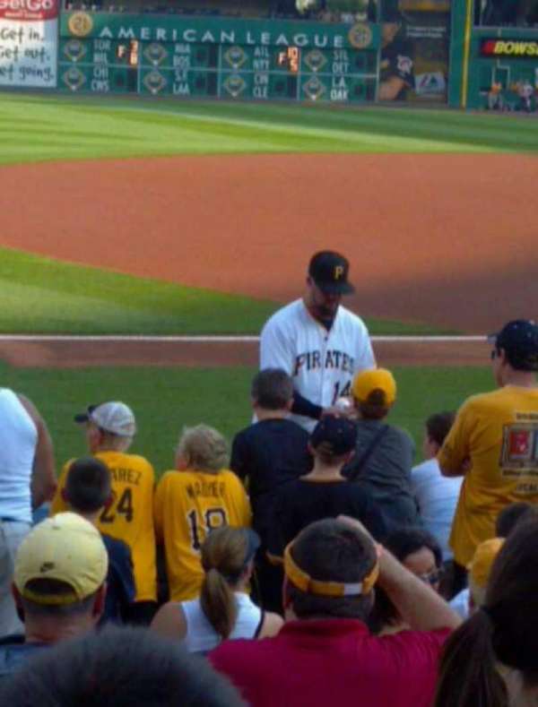 PNC Park, section: 26, row: M, seat: 6