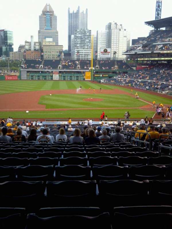 PNC Park, section: 123, row: FF, seat: 4