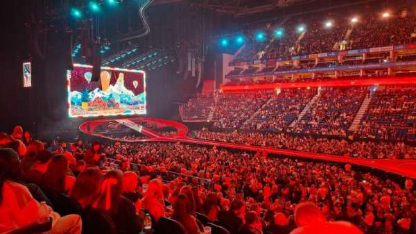 The O2, London, section: 103, row: U, seat: 91