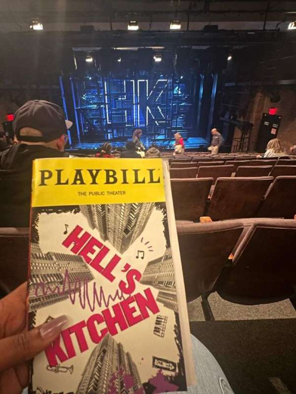 The Newman Theater at The Public Theater, section: Orchestra, row: Q, seat: 12