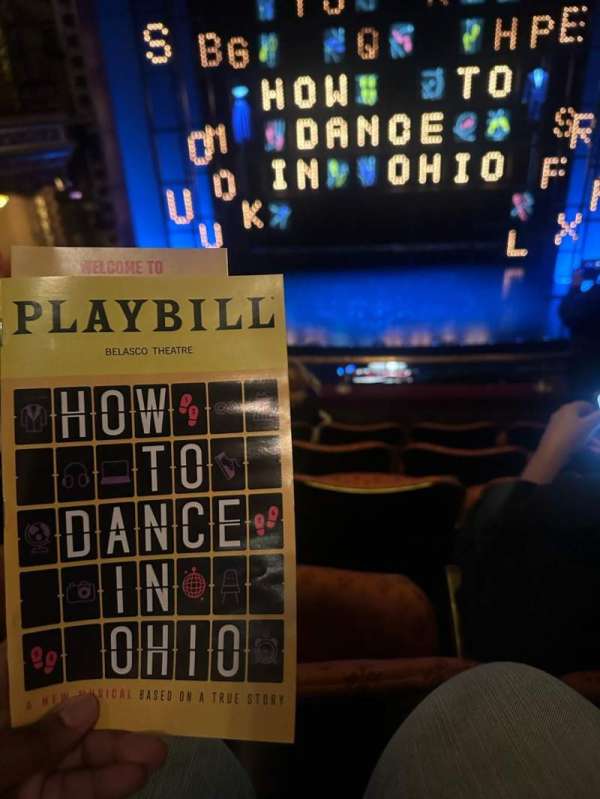 Belasco Theatre, section: Mezzanine C, row: E, seat: 107