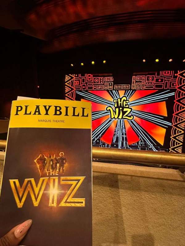 Marquis Theatre, section: Mezzanine C, row: A, seat: 109