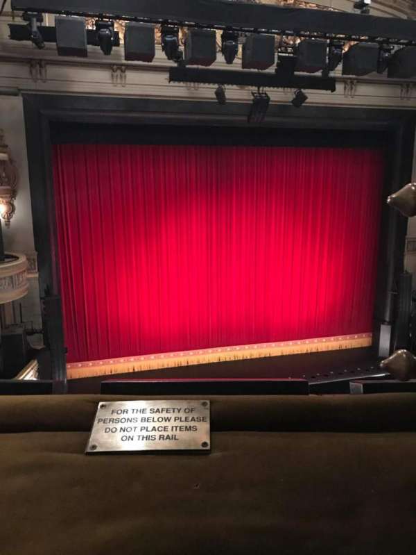 Theatre Royal Drury Lane, section: Grand Circle, row: A, seat: 33