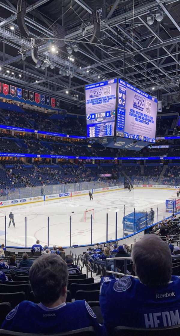 Benchmark International Arena, section: 106, row: X, seat: 2