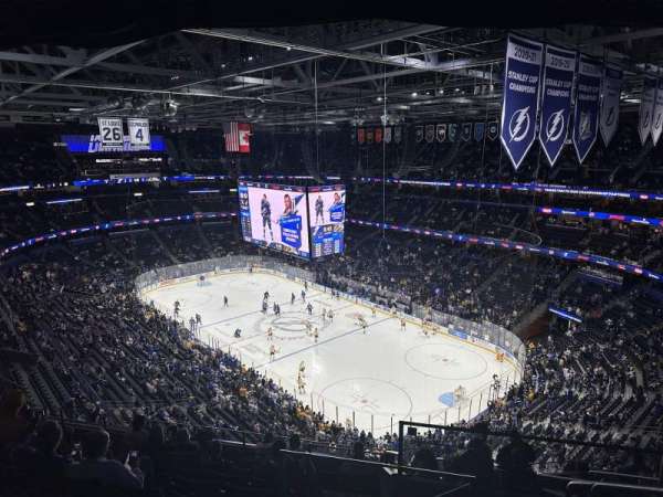 Benchmark International Arena, section: 312, row: L, seat: 1