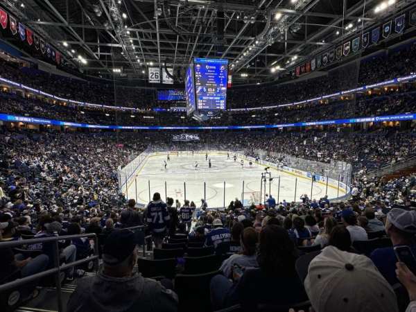 Benchmark International Arena, section: 109, row: X, seat: 16