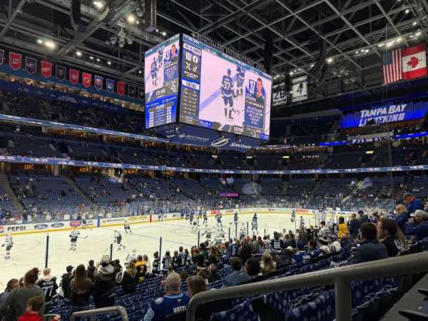 Benchmark International Arena, section: 104, row: R, seat: 1