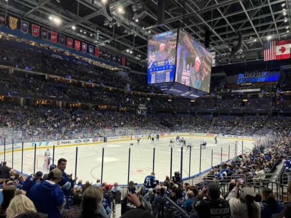 Benchmark International Arena, section: 106, row: R, seat: 1