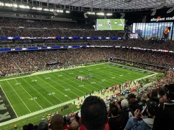 Allegiant Stadium, section: 316, row: 7, seat: 21