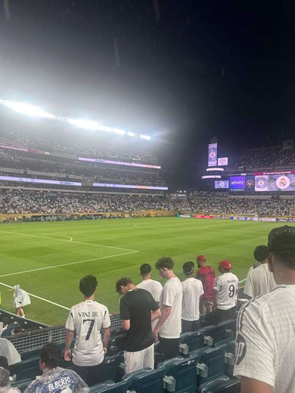 Lincoln Financial Field, section: 115, row: 13, seat: 18