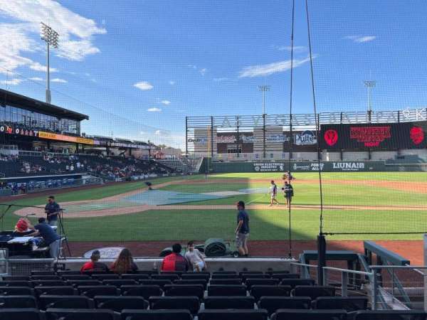 Las Vegas Ballpark, section: 108, row: J, seat: 8