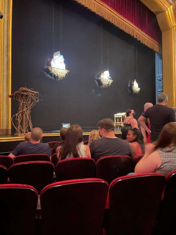 St. James Theatre, section: Orchestra L, row: F, seat: 15