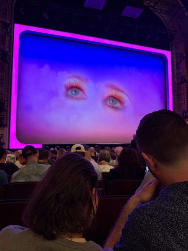 Palace Theatre, Broadway, section: Orchestra L, row: M, seat: 115