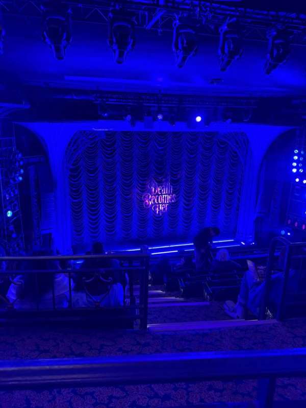 Lunt-Fontanne Theatre, section: Middle Mezzanine LC, row: A, seat: 119