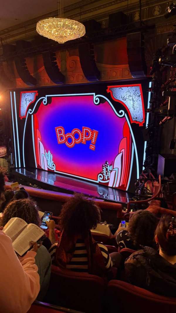 Broadhurst Theatre, section: Mezzanine R, row: F, seat: 28