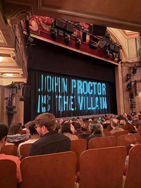 Booth Theatre, section: Orchestra L, row: K, seat: 11