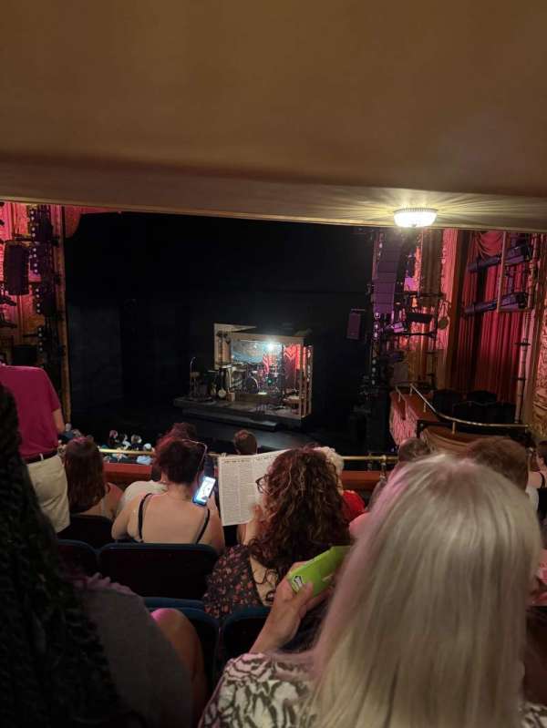 Longacre Theatre, section: Mezzanine R, row: F, seat: 19