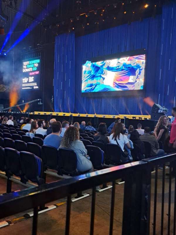 The O2, London, section: 112, row: A, seat: 371