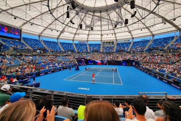 Ken Rosewall Arena, section: G1, row: P, seat: 128
