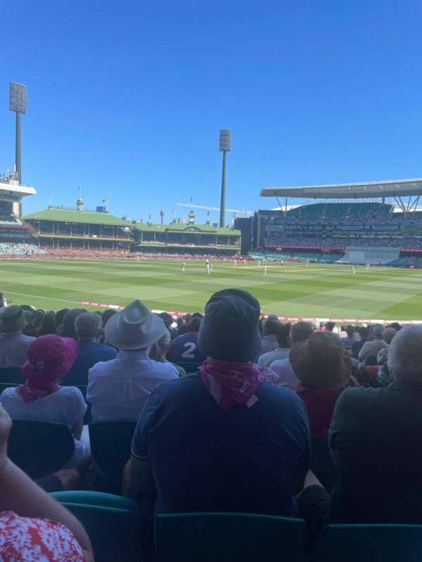 Sydney Cricket Ground, section: 15, row: BB, seat: 2