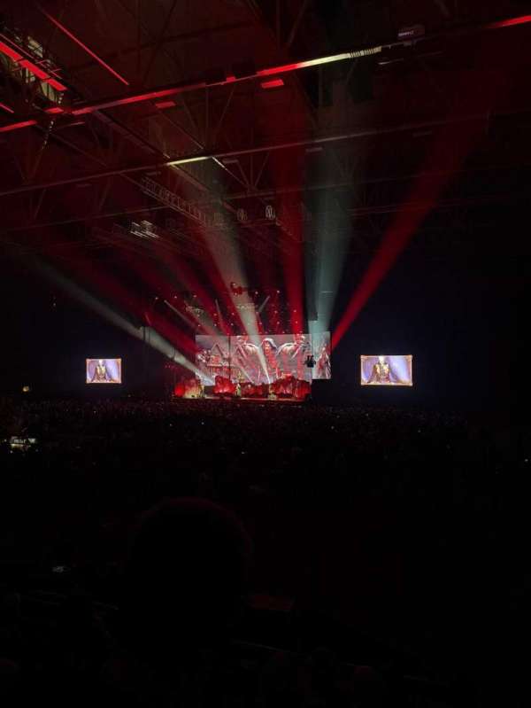 Unity Arena, section: I, row: 7, seat: 58