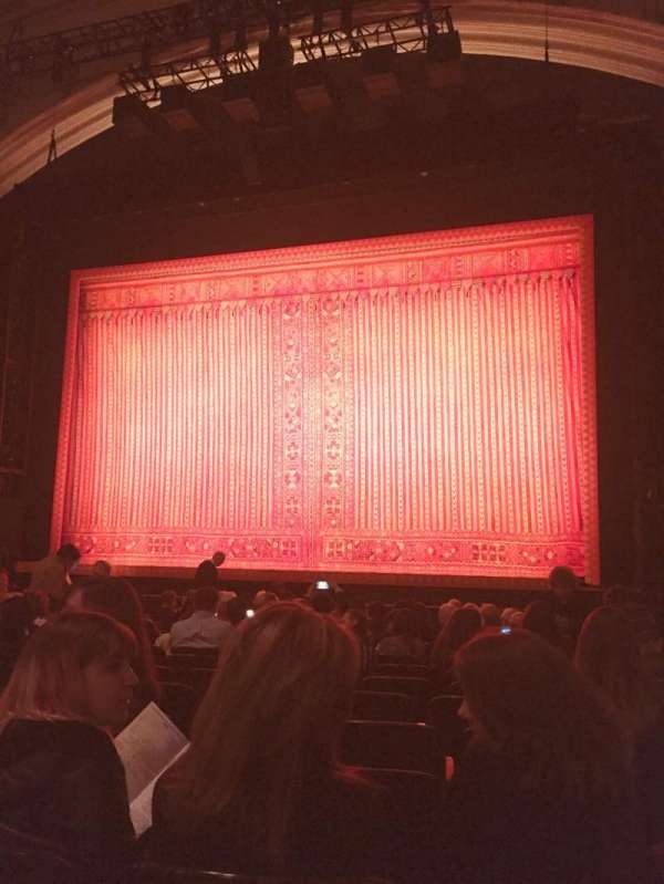 Orpheum Theatre, San Francisco, section: Orchestra R, row: P, seat: 122