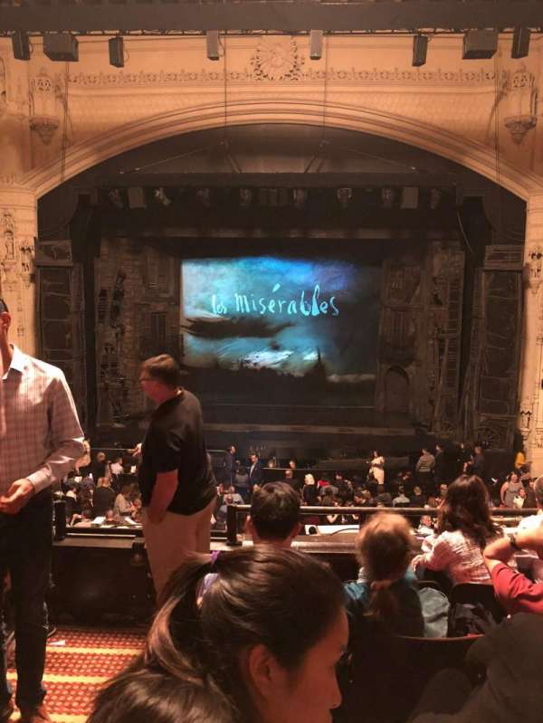 Orpheum Theatre, San Francisco, section: Mezzanine RC, row: E, seat: 102