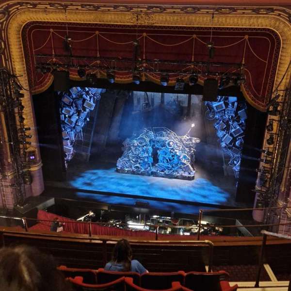 Palace Theatre, Manchester, section: Grand tier, row: G, seat: 17