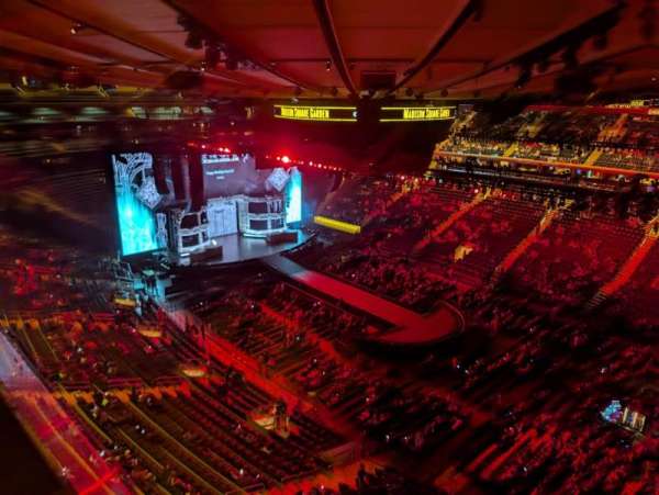 Madison Square Garden, section: 327, row: 1, seat: 7