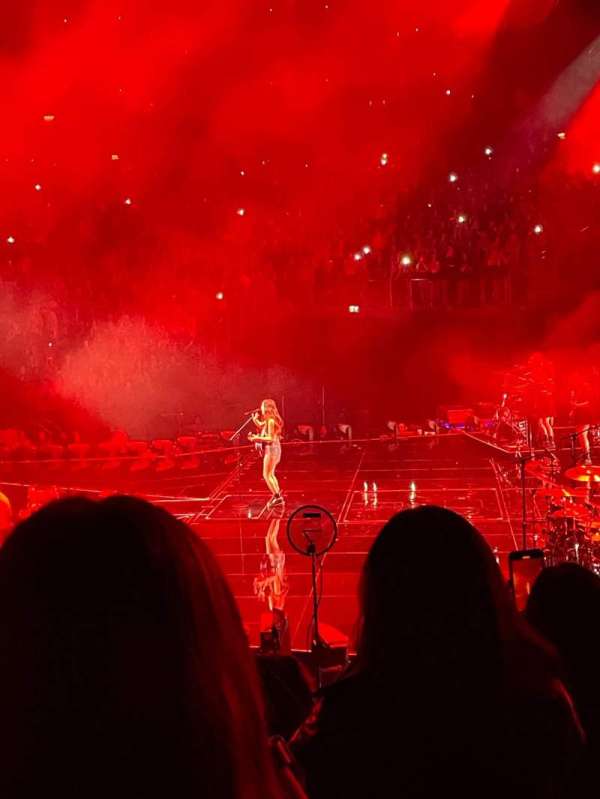 The O2, London, section: 113, row: N, seat: 420