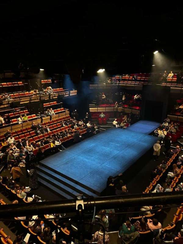 Bridge Theatre, section: Gallery 2, row: A, seat: 25
