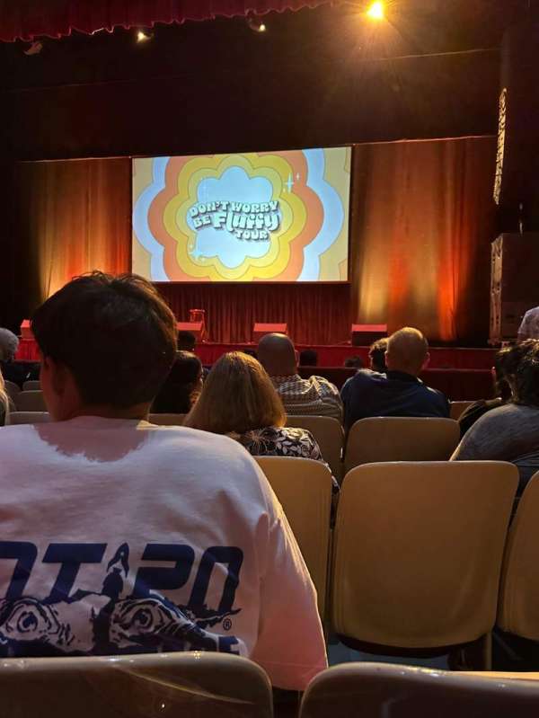 Peabody Auditorium, section: Orchestra 3, row: F, seat: 7