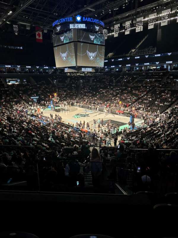 Barclays Center, section: 104, row: 7, seat: 12