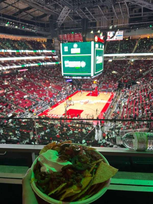 Toyota Center, section: 416, row: 1, seat: 10