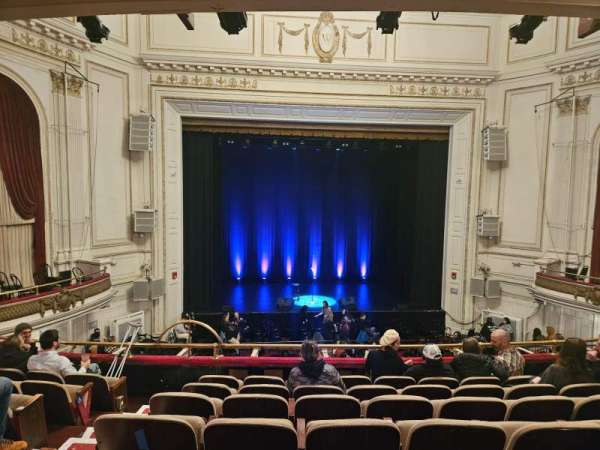 Wilbur Theatre, section: Mezzanine C, row: G, seat: 112