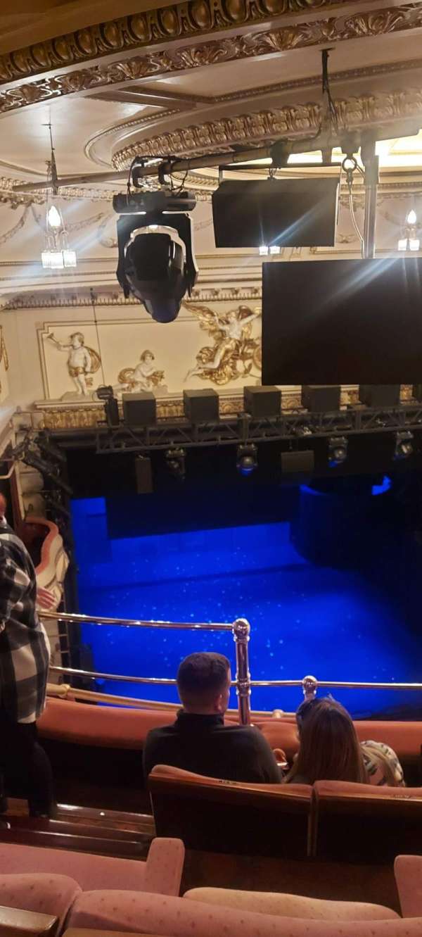 Noël Coward Theatre, section: Balcony, row: C, seat: 23