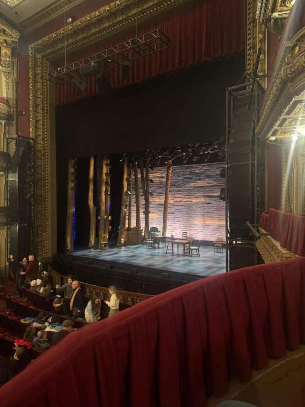 CIBC Theatre, section: Dress Circle Box 2, row: BX2, seat: 206