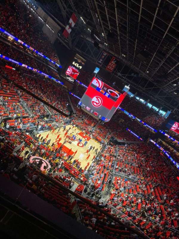 State Farm Arena, section: 214, row: B, seat: 22