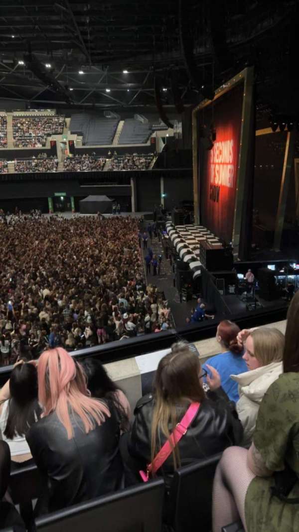 OVO Hydro, section: 218, row: D, seat: 96