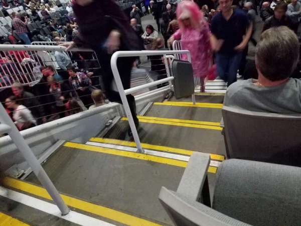 SAP Center, section: 102, row: 8, seat: 24