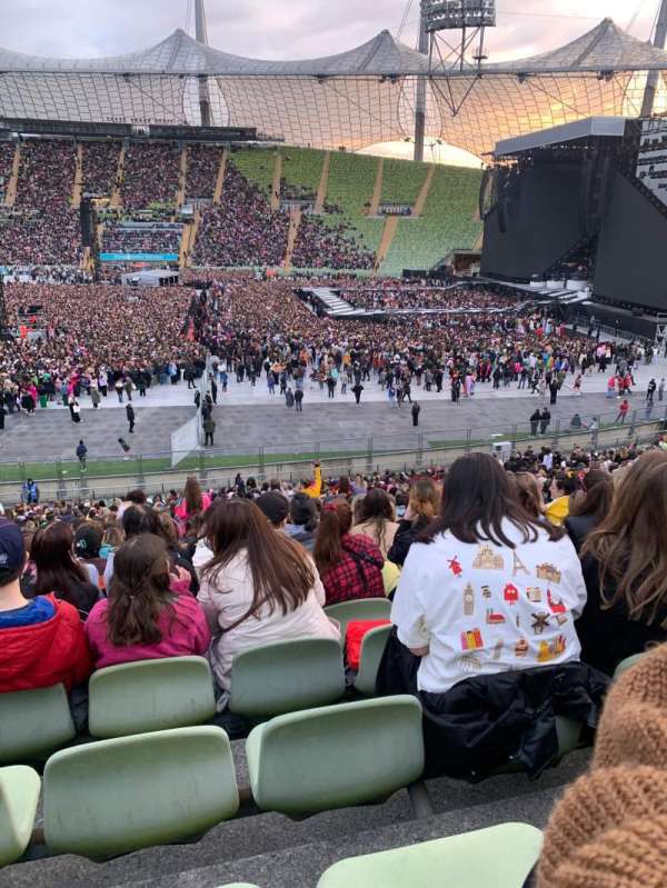 Olympiastadion München, section: M1, row: 38, seat: 12