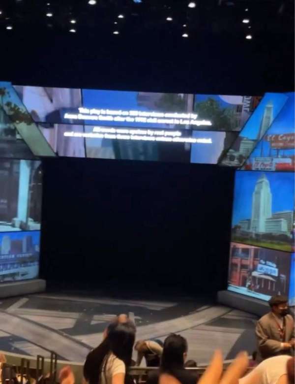 Mark Taper Forum, section: Floor, row: L, seat: 110