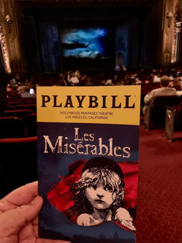 Hollywood Pantages Theatre, section: Orchestra LC, row: SS, seat: 301