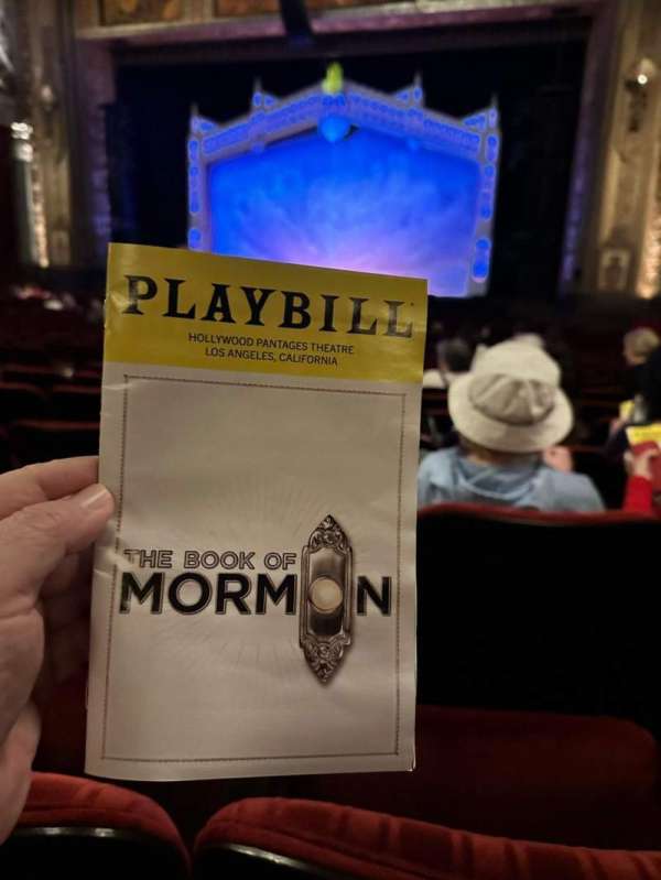 Hollywood Pantages Theatre, section: Orchestra LC, row: NN, seat: 207