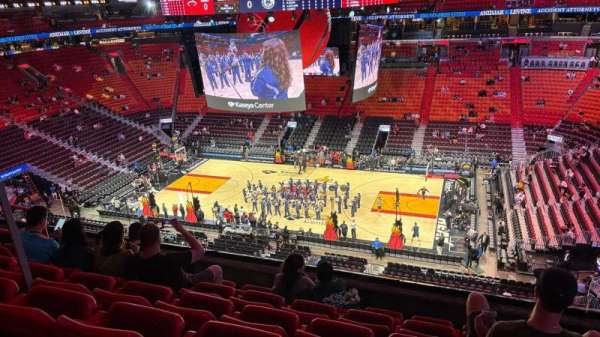 Kaseya Center, section: 323, row: 6, seat: 6