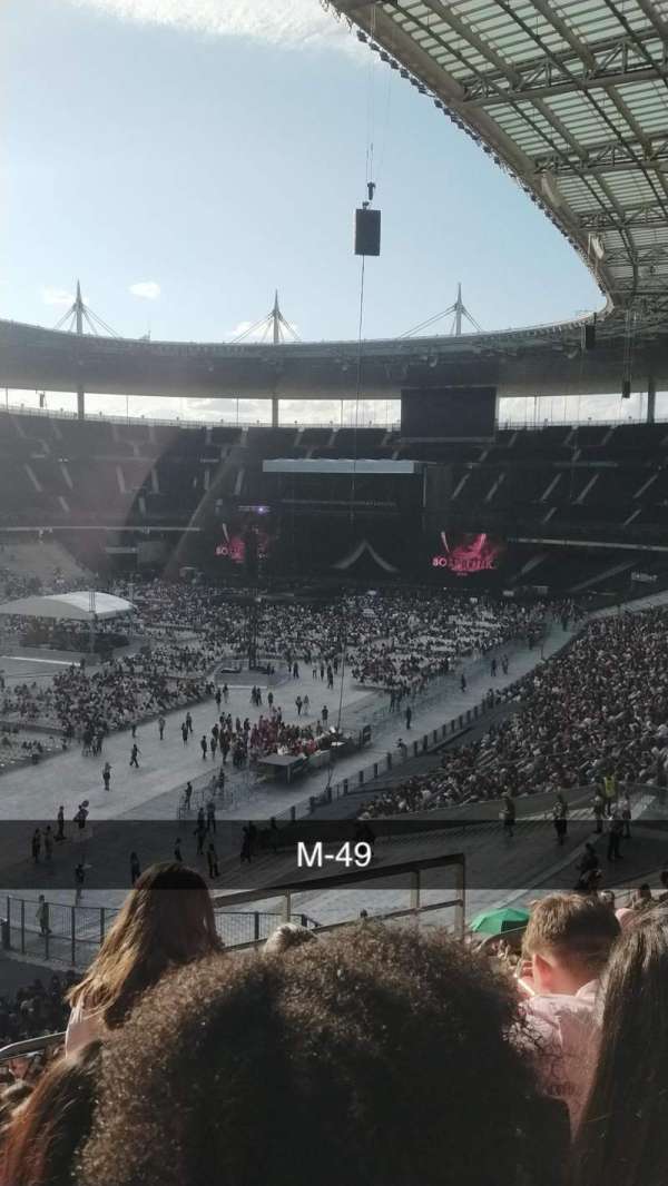 Stade de France, section: B11, row: 49, seat: 8