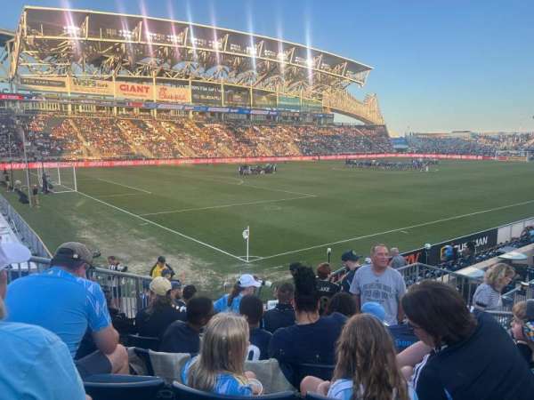 Subaru Park, section: 113, row: K, seat: 6