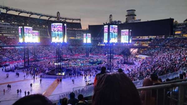 Gillette Stadium, section: 216, row: 12, seat: 16